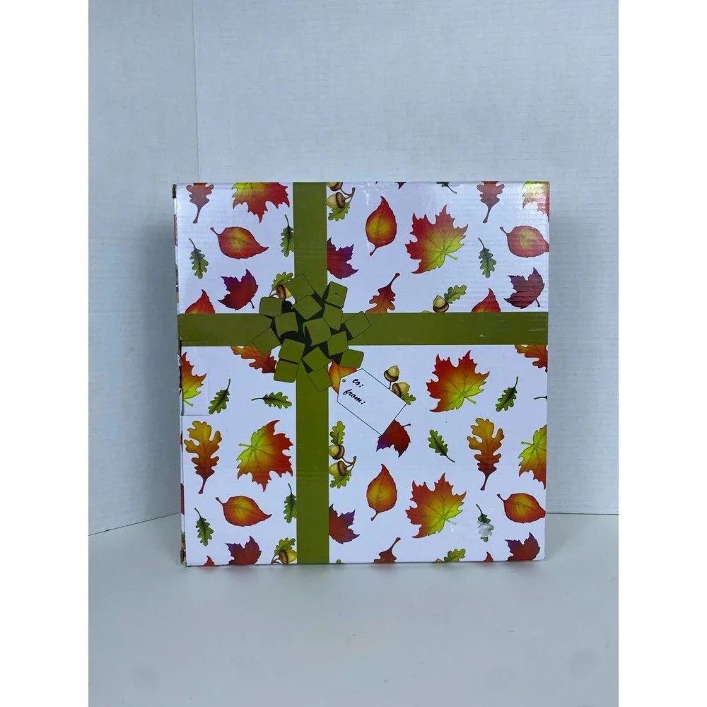 Temp-tations By Tara Harvest The Giving Plate Autumn Thanksgiving Fall Gift Dish